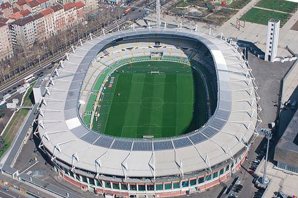 Italie Turin Stade olympique de Turin 28.140 places 1932
dimension stade de foot 