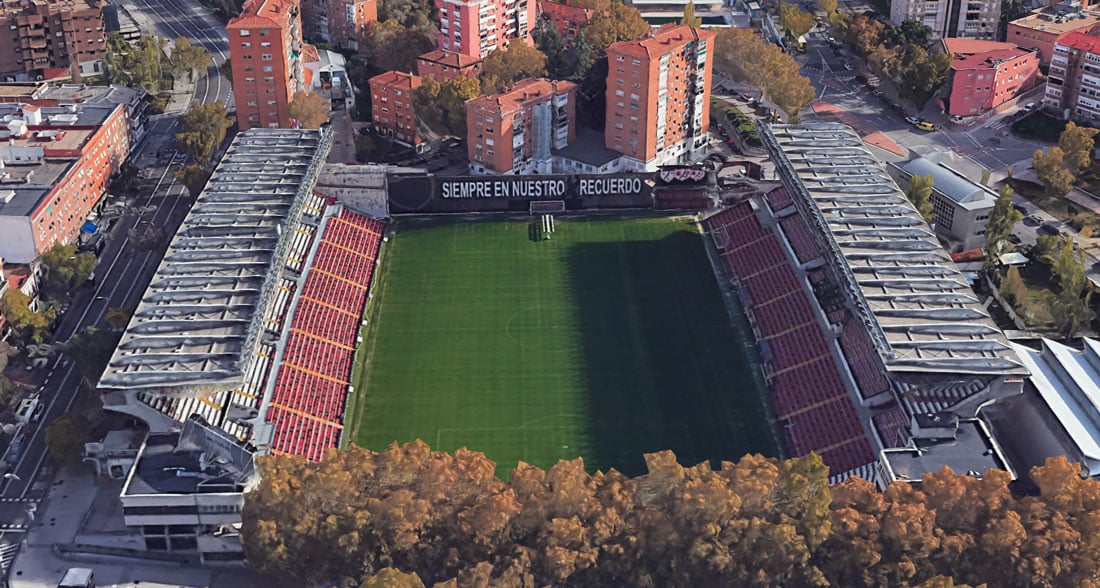 Stade de Vallecas Maillot Rayo Vallecano de Madrid 