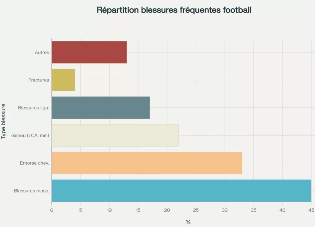 blessures au football