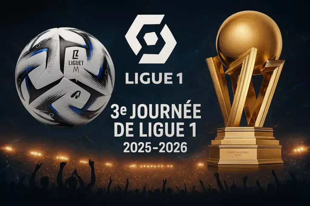 Toutes les infos sur la 3e journée de Ligue 1 2025-2026