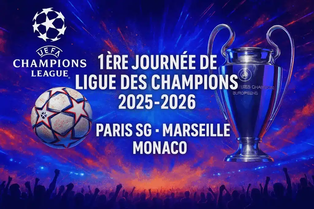 Programme complet de la 1ère journée de Ligue des Champions 2025-2026
