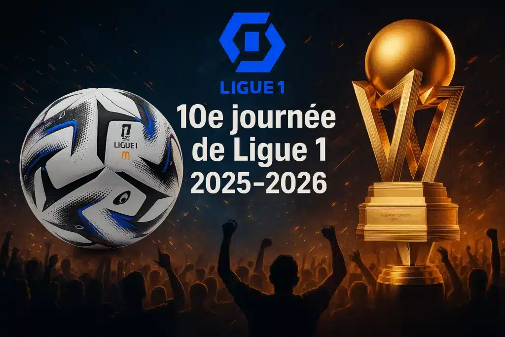 Programme complet de la 10e journée de Ligue 1 2025-2026