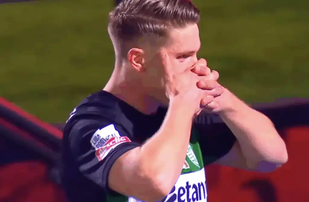 Viktor Gyökeres celebration