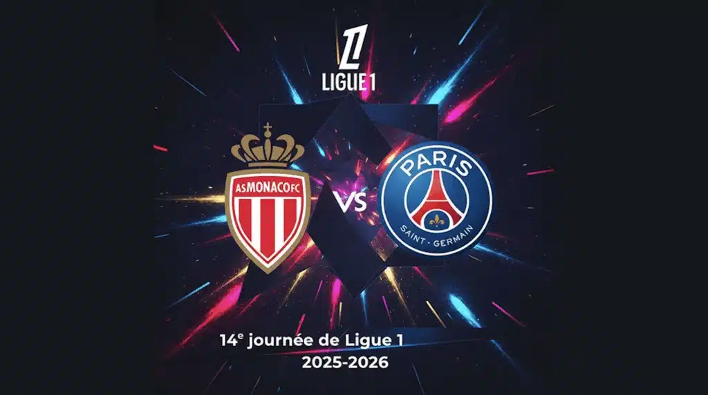 Monaco PSG : Toutes les informations pour le choc de la 14e journée de Ligue 1