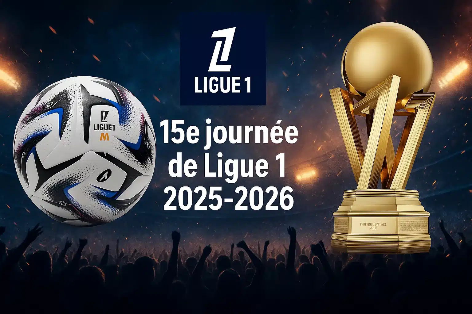 15e journée de Ligue 1 2025-2026, le virage avant la trêve