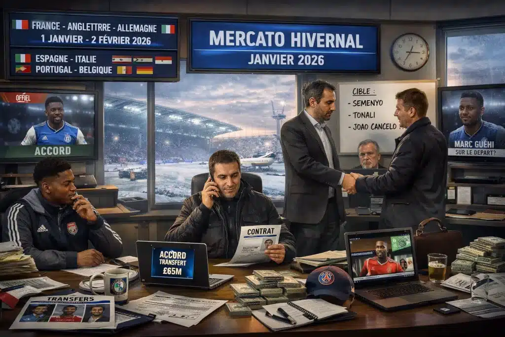 Ouverture du Mercato hivernal 2026 infos, rumeurs et dossiers chauds